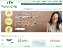 Tablet Screenshot of brandywinevisionassociates.com